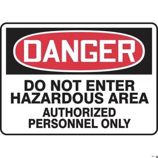 Accuform OSHA DANGER SAFETY SIGN DO NOT MCHG027VA MCHG027VA - main